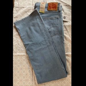 NWT Levi’s 527 Flex Slim Bootcut Light Blue Jeans 33x34